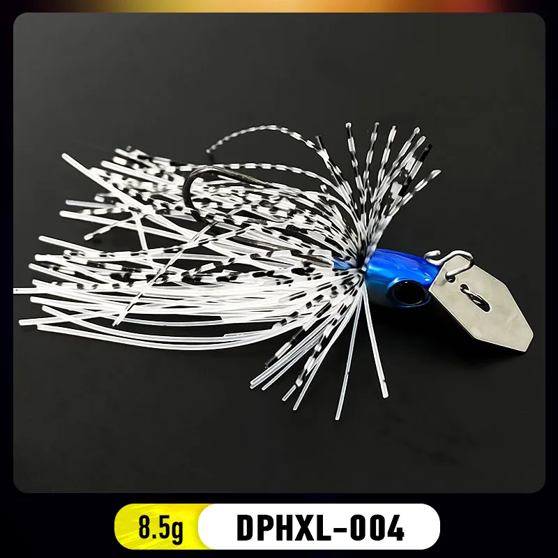 Bazooka 15g 18g Spinnerbait Vissen Lokken Draad Aas Metalen Spinner Buzzbait Swimbait Haak JIG Kit Rok peche Voor Bass Pike Winter