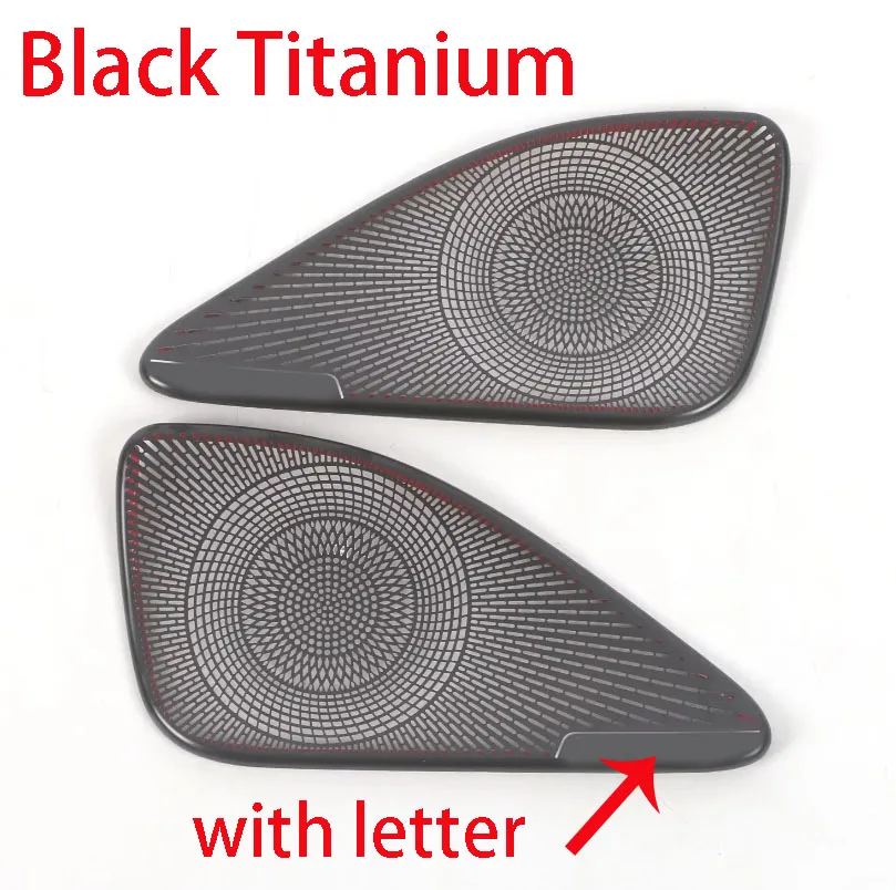 レクサス RX350H/450H RX500Hスピーカーカバー4点セット高級音響 Stainless Steel Rear Door Panel Horn Speaker Cover For Lexus RX