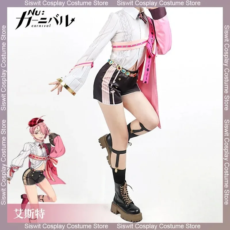 

Game Nu Carnival Aster Cosplay Costumes Wig Halloween Anime Carnival Party Suit Women Uniforms Comic Sexy Role Play Outfits