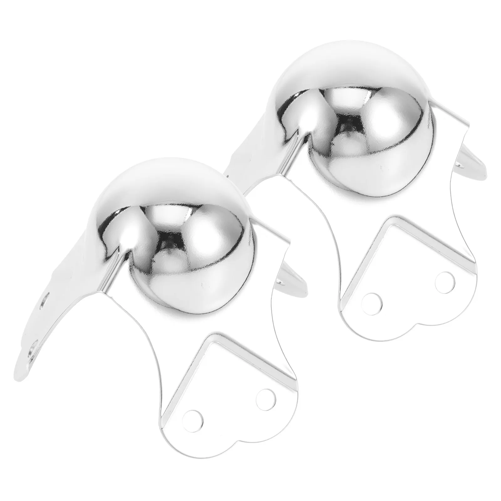 

2Pcs Rust Resistant Alloy Corner Edge Protectors Sturdy Easy Install Metal Corner Protector Silver for Flight Cabinet Aviation