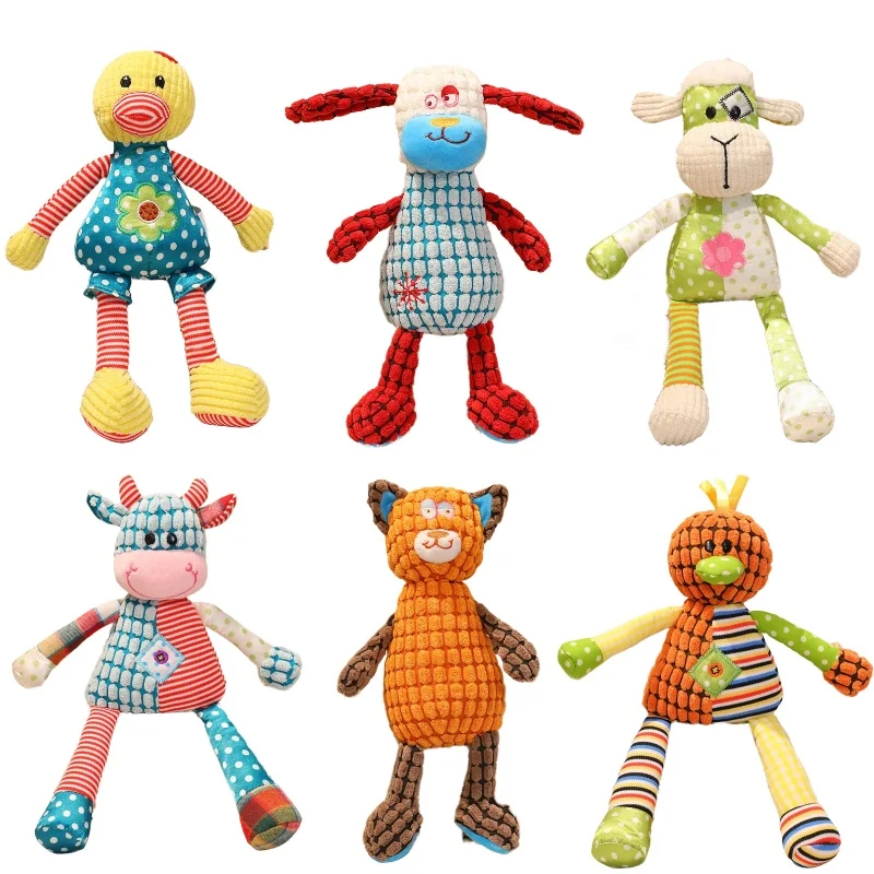 

Clown Animal Series Doll Calf Duck Bird Sheep Plush Doll Baby Soothing Toy Sleep Companion Doll Baby Educational Toy Kid Gift