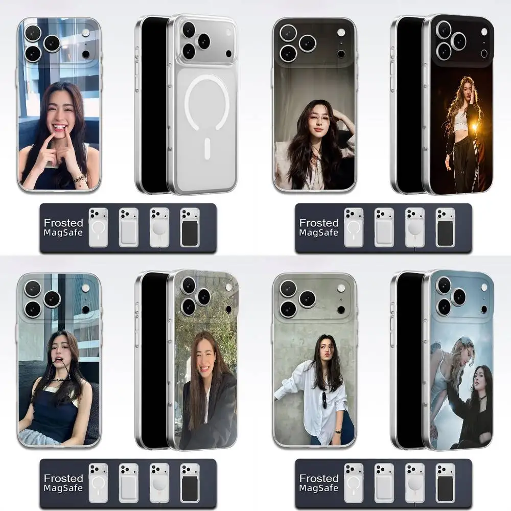 حافظة هاتف الممثلة L-Lingling Kwong لهاتف iPhone 17,16,15,14,13,12,11,Pro,Max,Plus,E,Air,Mini Magsafe شفافة #1