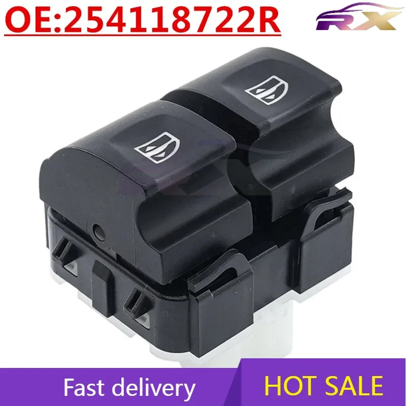 

OEM:254118722R Auto Accessories Glass Lifter Switch Power Window Control Single Switch For Renault/Opel