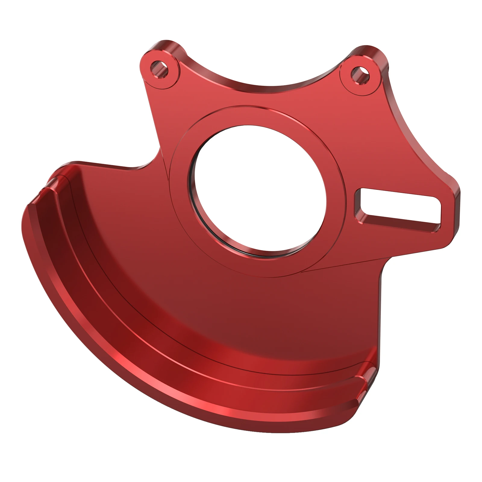 For Honda TRX450R 2004-2009 TRX450ER 2006-2014 Replaces 43211-HP1-000 NICECNC Aluminum Rear Caliper Bracket & Rotor Guard - view 4