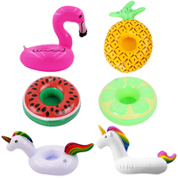 Float Beer Drink Tray Inflatable Pool Floats Bar Coasters PVC Cooler Table Party Supplies for Pool Beach Swimming