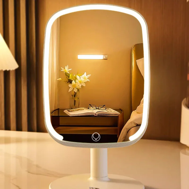 Modern led cosmetic mirror with lamp Light Table makeup mirror Room decoration vanity makeup mirrors bedroom Decorative Mirrors