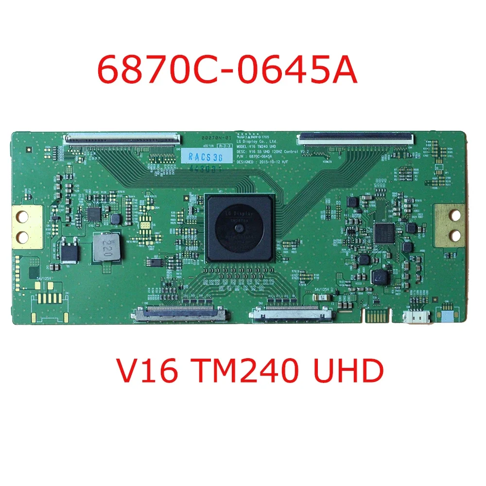 6870C-0645A V16 TM240 UHD V16 55 UHD 120HZ Controle V0.2 T CON Placa 6870C 0645A V16TM240UHD 6870c0645a Placa T-con Cartão Original
