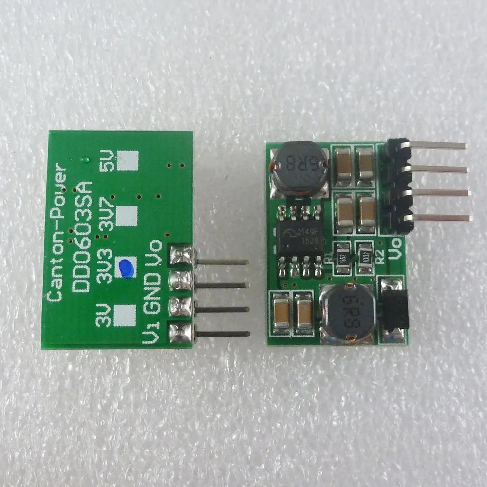 High Efficiency 2XDD0603SA Auto Buck-Boost DC DC Converter 0.9-6V to 3.3V for nodemcu ESP8266 Wifi