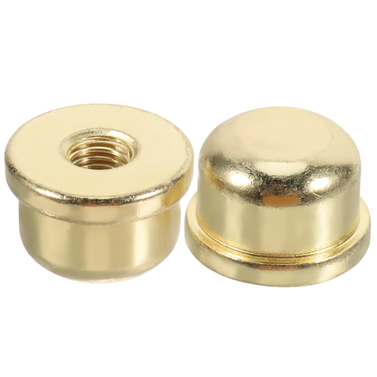 

2pcs Brass Lamp Finial Cap Adapter Elegant Decorative Lampshade Holder Harp Accessories Durable Easy Install Compatible Table