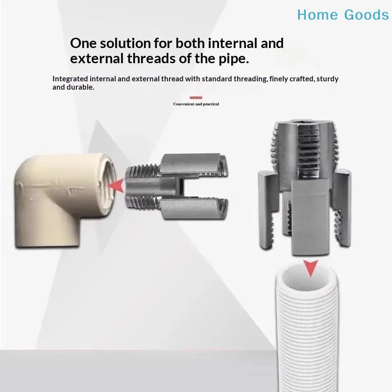 

preferred3PCS PVC PPR MPP Pipe Threading Tool Kit Heavy Duty Plastic Thread Cutter for Bathroom and Kitchen Installationproduct