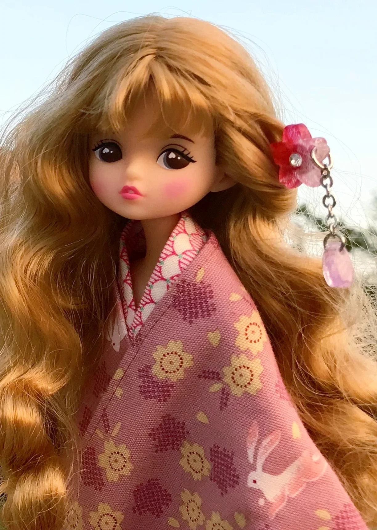 Blommor First Edition Fairy Elf BJD Figure Toy Brown Golden Hair Vintage Doll Limited Edition Blooms Collection Customized Girl