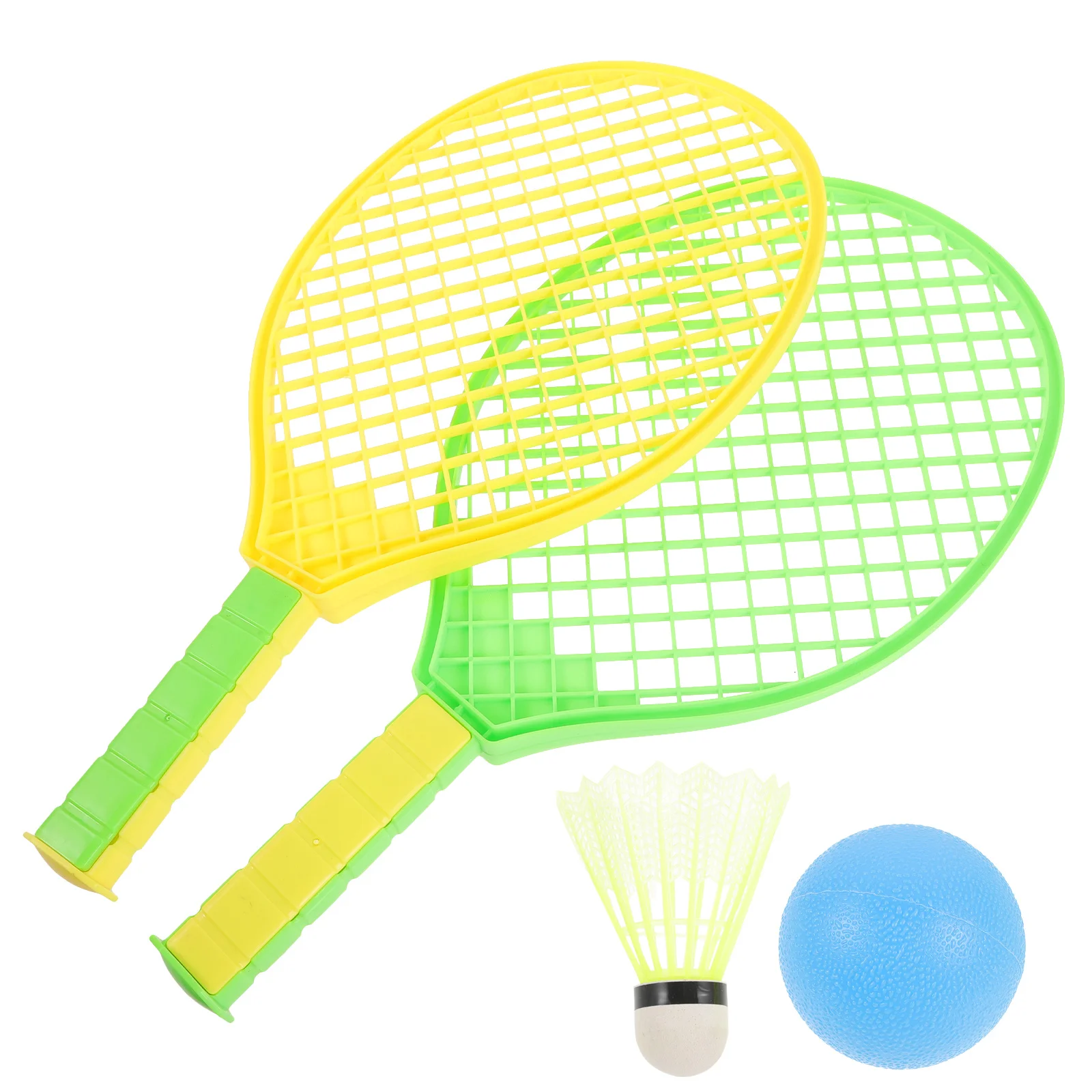 

1Set Badminton Racket Set Kids Portable Badminton Kit Wide Surface Outdoor Sports Childrens Rackets Game Reaction