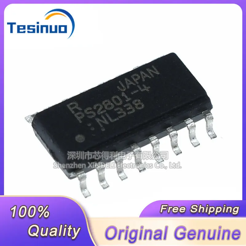 5/PCS New Original PS2801-4 SOP-16 PS2801C-4-F3-A In Stock