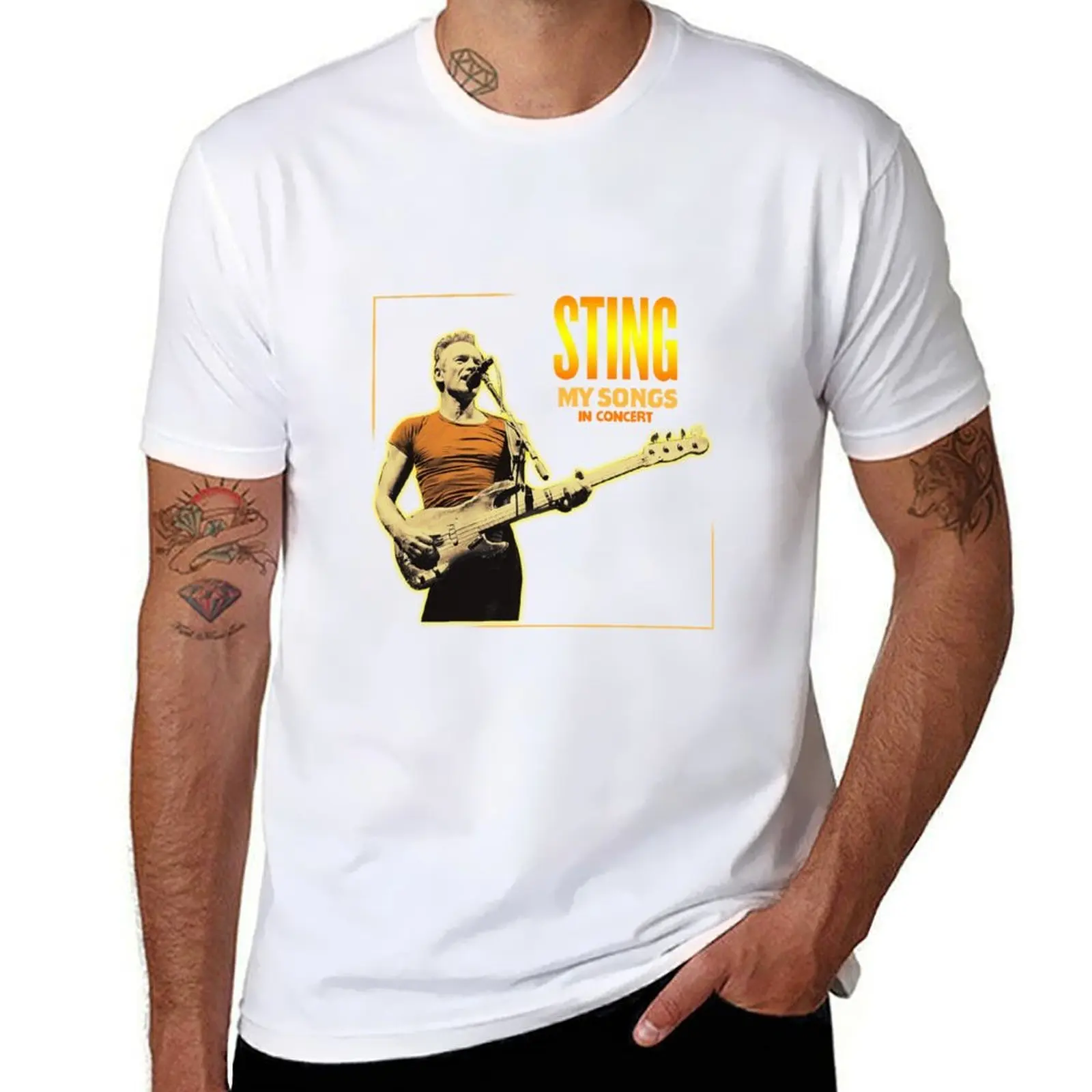 

NEW STING TOUR - MY SONG TOUR T-Shirt t shirt man luxury man graphic t shirt T-Shirt