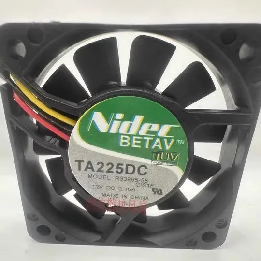 

Free shipping original NIDEC 6015 R33965-58 CIS1F DC12V 0.16A 6CM cooling fan