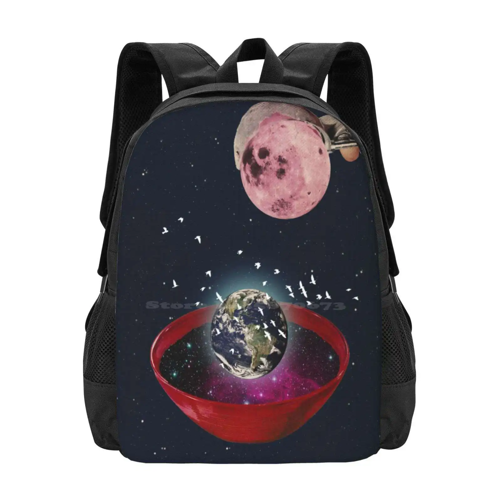 

Color Chaos Collection -- The Creation Of The Universe Hot Sale Schoolbag Backpack Fashion Bags Vintage Art Retro Art Color Art