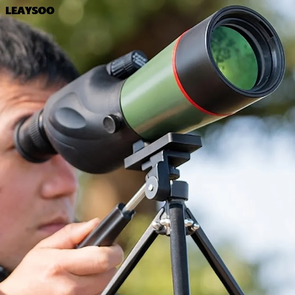 Longue-vue professionnelle à zoom 20-60x, objectif large de 60 mm, télescope monoculaire à prisme BAK4 pour le tir à l'arc et la cible