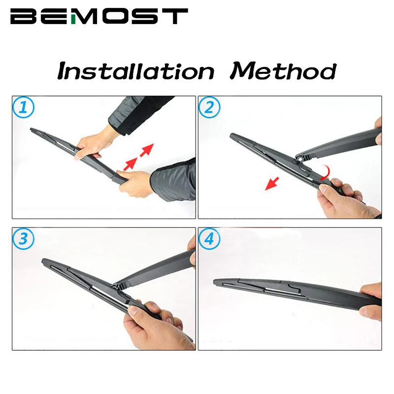 BEMOST Car Rear Windshield Wiper Arm Blades Brushes For Suzuki Grand Vitara 2008-2015 Back Windscreen Auto Styling Accessories