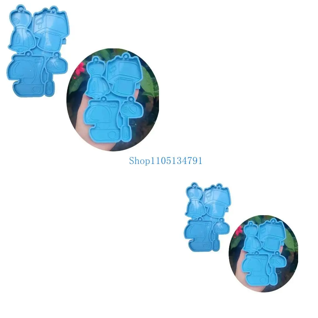 

98km DIY Handmade Coffee Machine Necklace Silicone Molds Jewellery Resin Molds Craft