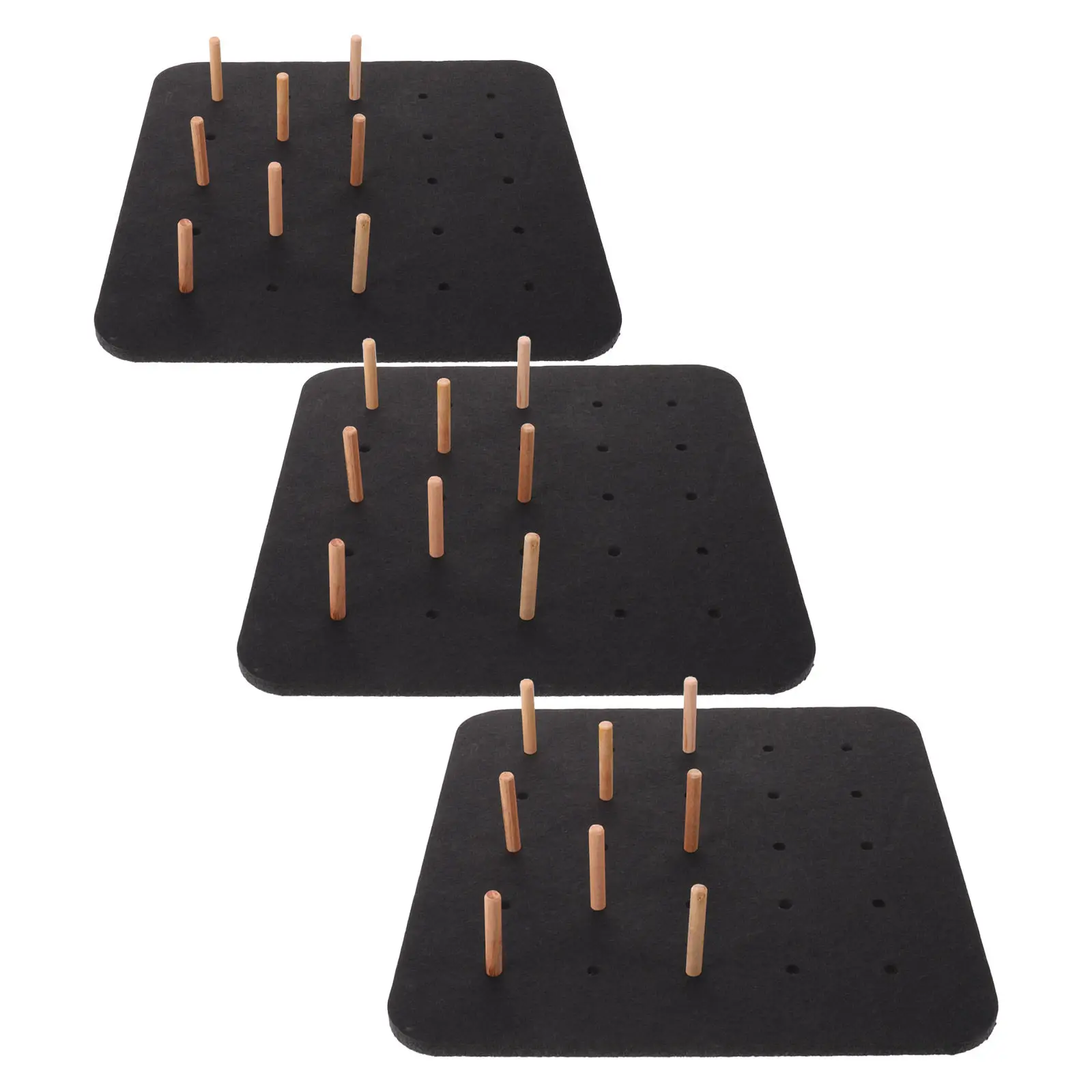 

Набор из 3 черных фетровых досок для заметок без сверления, на клейкой основе, для фотографий и мемо, настенная доска для офиса и дома, для декоративной организации пространства