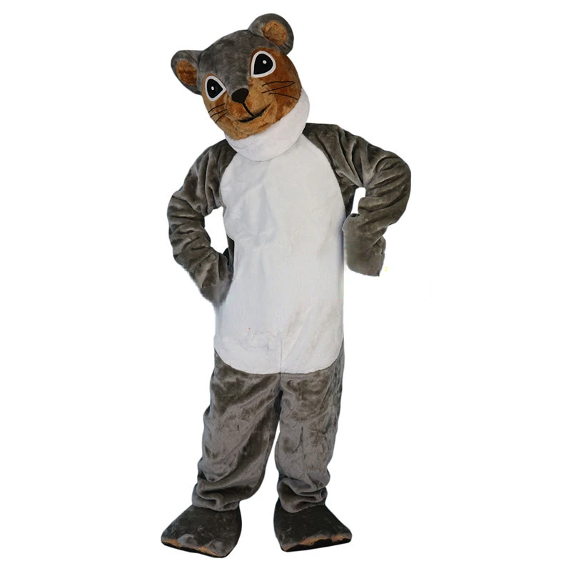 Squirrel Custom Real Person Custom Short Plush Performance Mascot Walking Puppet Animal Costume Costume Performance Costume