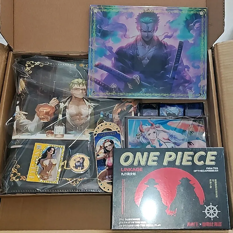 

2025 последняя оптовая продажа Jiudaoliu One Piece Collection Card Cartoon Waifu Booster Box Luffy Sanji Nami TCG Популярная торговля CCG