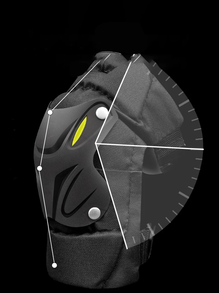 Adjustable Motorcycle Kneepad Fluorescence Elbow Knee Pads Motocross Racing Protective Gear Protector Guards Kit Accessories