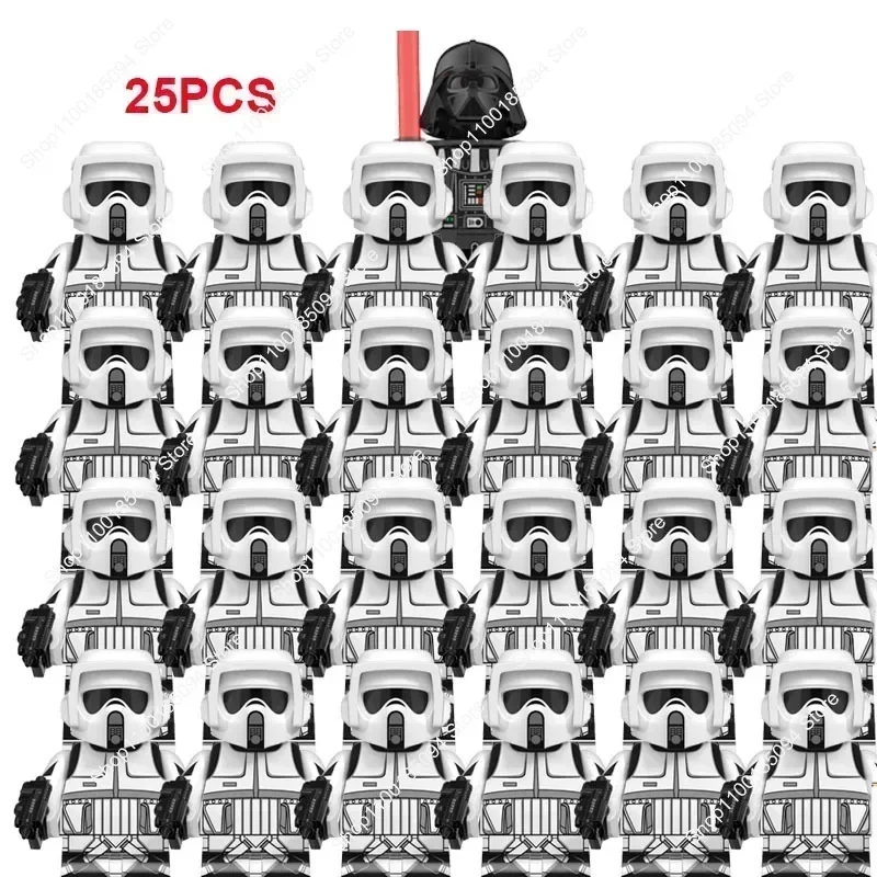 Star VANClone Trooper décennie s Compatibles, Briques Dark Vador, Figurines d'action, Mini Jouets, 501st Legion, Hot Toys, 25Pcs