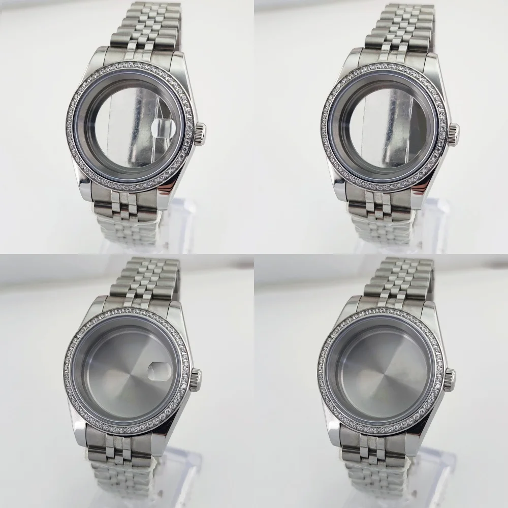 

Ремешок для часов NH35 женский 36 мм 39 мм, сапфировое стекло подходит для NH35 NH36 ETA2824 2836 DG2813 3804 Miyota82 PT5000 механизм