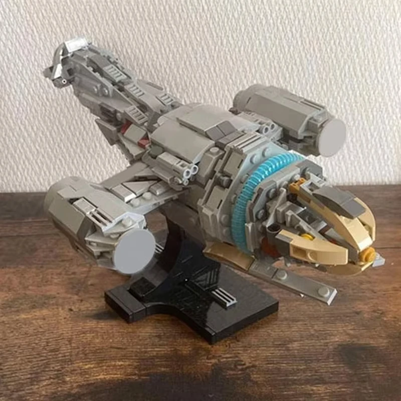 670PCS MOC beroemde film en televisie iconisch ruimteschip model assemblage bouwsteenspeelgoed kinderverjaardagscadeau
