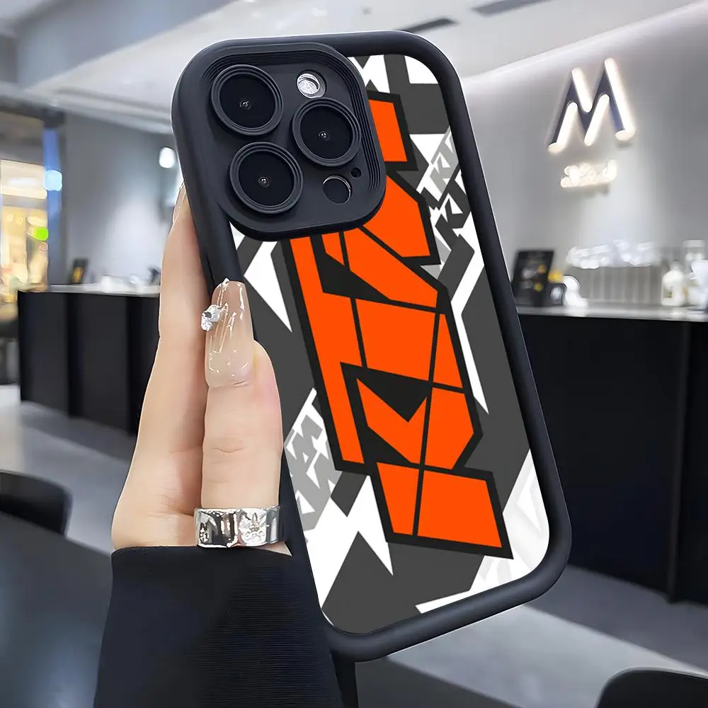 Capa Protetora K-KTMSE M-Motorcycle Sky Eye Stepped para iPhone 17 Air 16 E 15 14 Plus 13 12 11 Pro Max