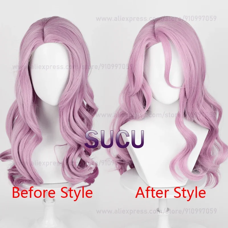 Jade Cosplay Wig Game Honkai: Star Rail  HSR Jade 70cm Long Curly Wave Women Hair Anime Heat Resistant Synthetic Halloween Wigs