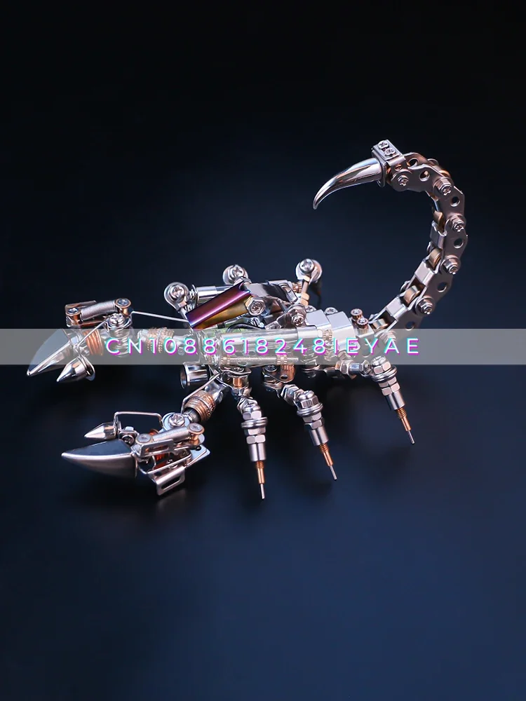 Festa meccanica Scorpione digitale Assemblaggio in metallo Gioca ornamento Mecha Scorpion Modello Regalo di festa