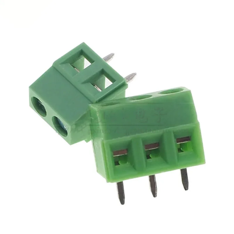 KF128 3.81/5.0/7.5MM terminal block, green terminal block, screw type PCB terminal 100 pcs