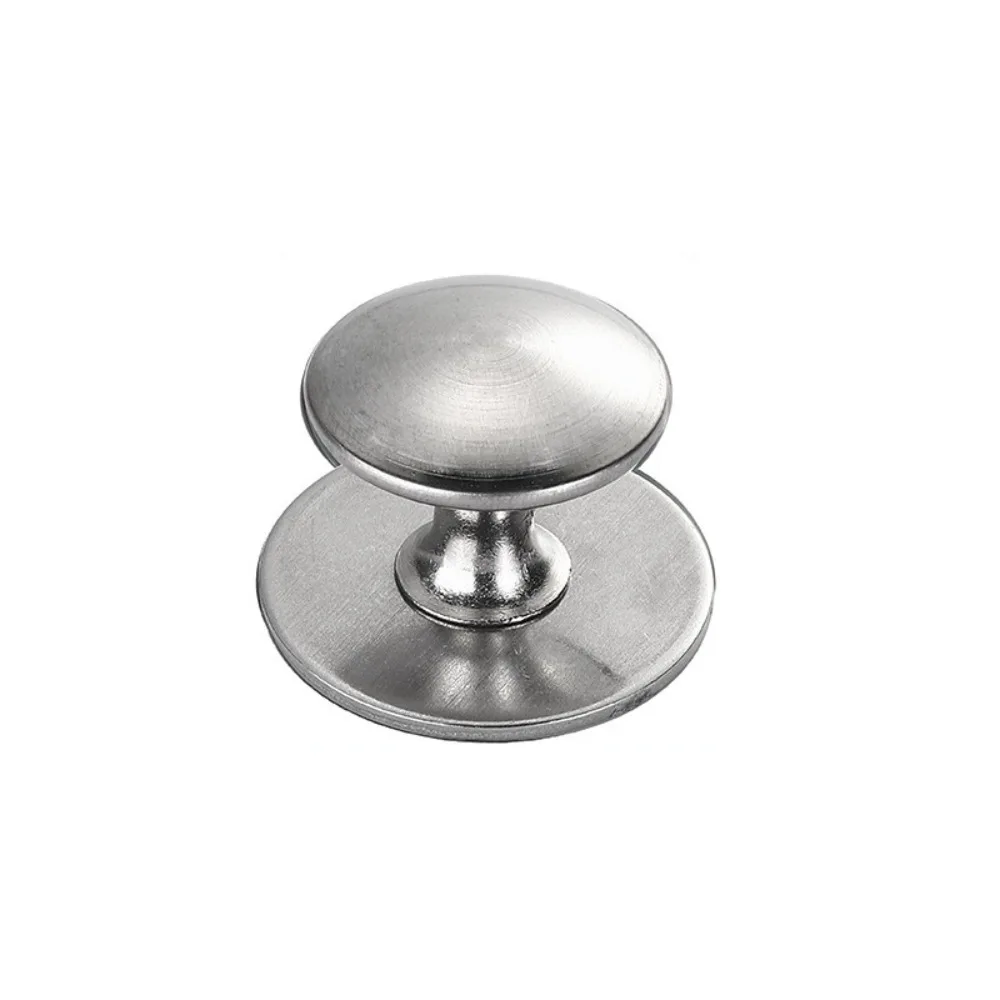 

Stainless Steel Door Knob Simple Self-Stick Wardrobe Handle Single Hole Practical Cabinet Handle