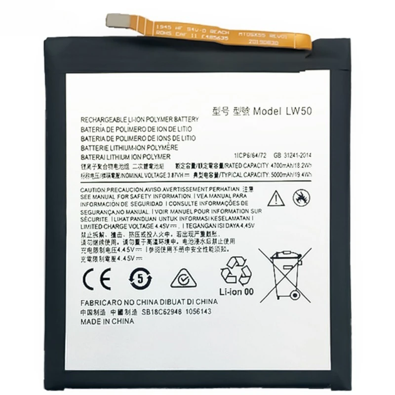 High Quality New LW50 Mobile Phone Battery 3.87V 4700mAh For Motorola Moto edge Plus Replacement Battery