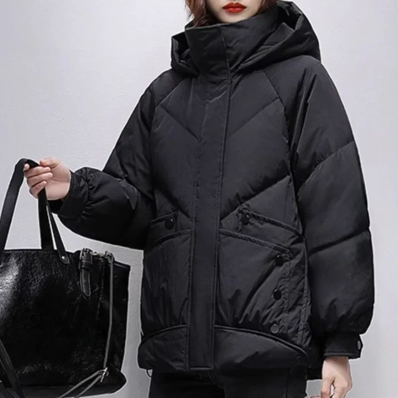 

2025 Winter Popular Women's Short Thickened Coat Warm Lightweight Trendy Versatile Outerwear