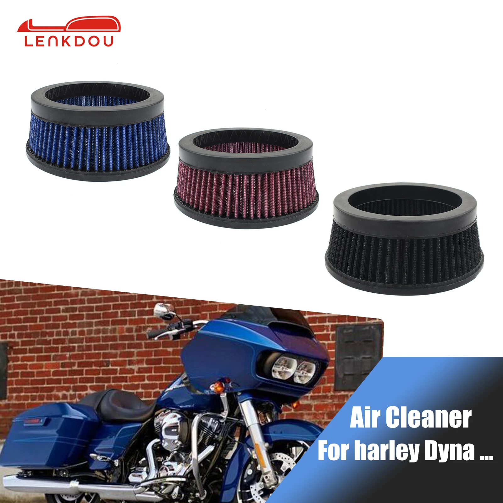 Air Cleaner Intake Filter Cover For Harley Sportster XL 883 1200 Touring Road King Dyna Softail 1991-2019 Motorcycle Accessories