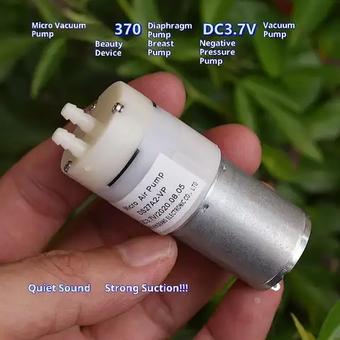 DC 3.7V 5V Micro Self Priming Diaphragm Water Pump Mini 370 Motor DIY Dispenser Tea Table Garden Pumping Tool