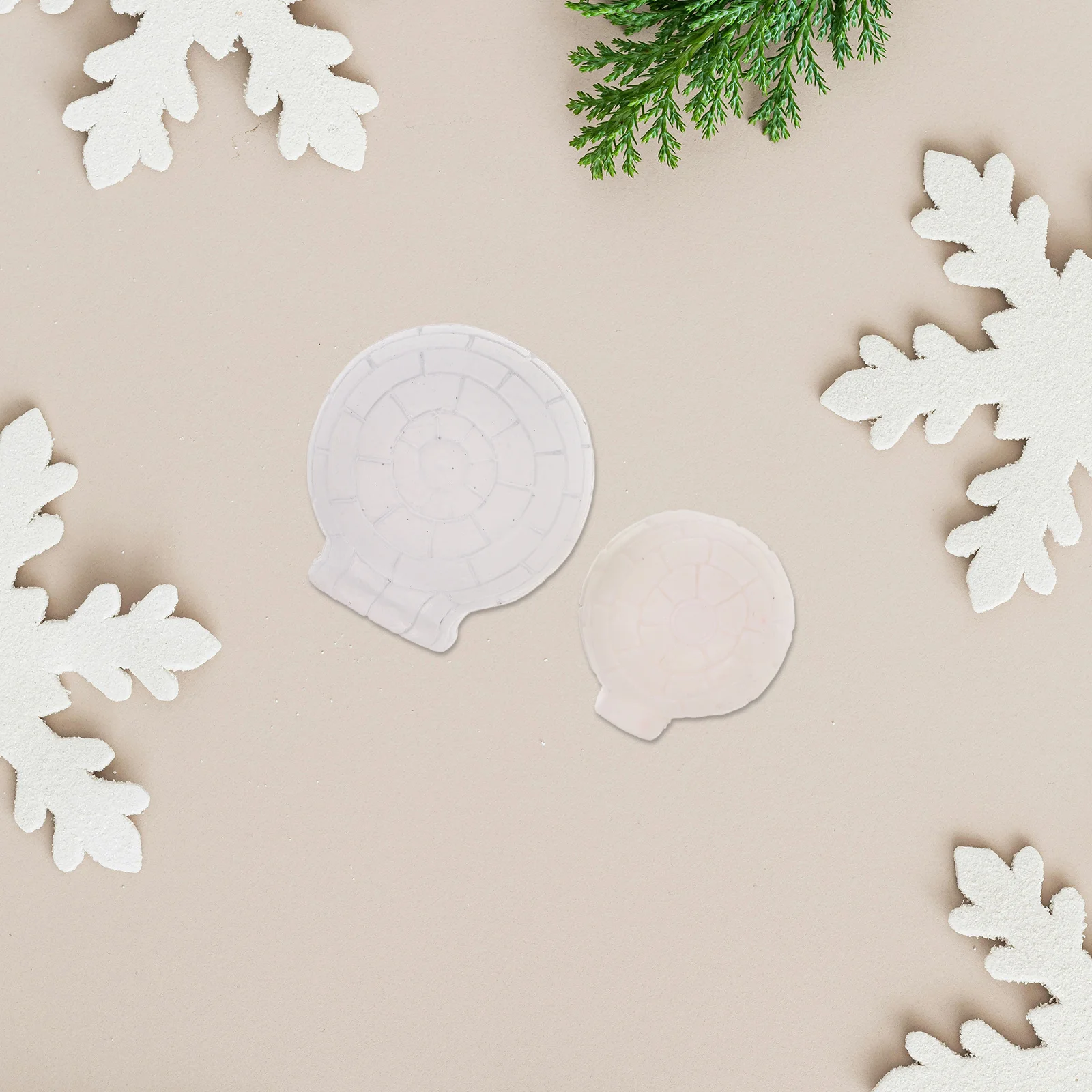 

2Pcs Micro Landscape Snow Igloo Resin Mini Arctic Decorations DIY Miniature Ice House Ornaments DIY Igloo Miniatures