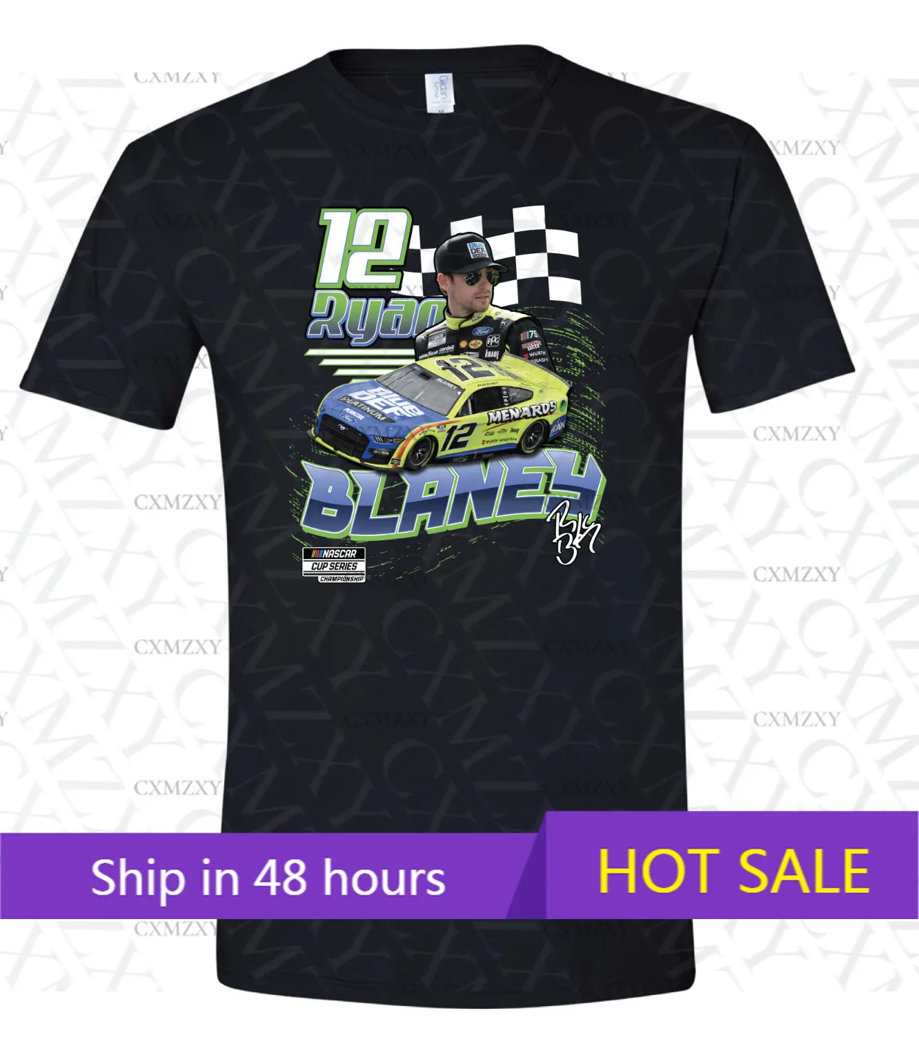 

Ryan Blaney Nas.car Vintage Premium T-Shirt Black S-4X