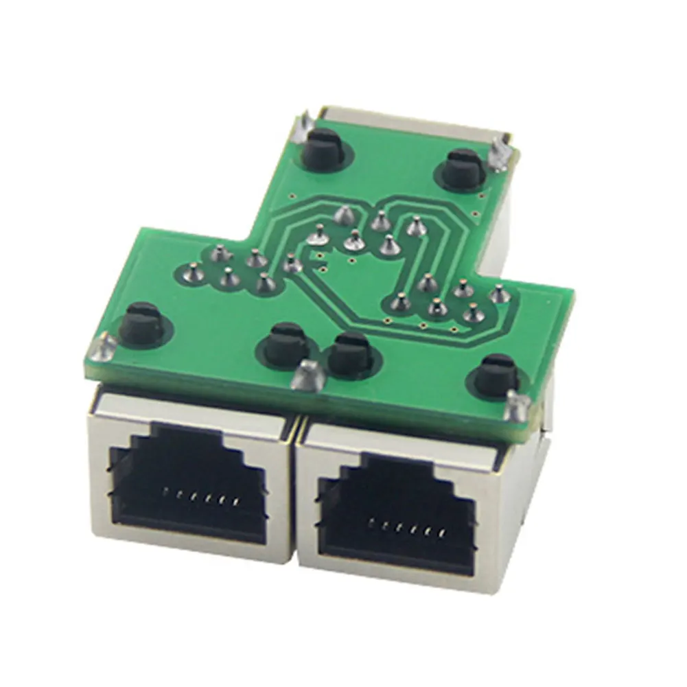 

Адаптер-разветвитель RJ11, сетевой разъем Aoiutrn USB 1 на 2, двойной LAN Ethernet-порт, удлинительный кабель 6P6C 6P4C 6P2C