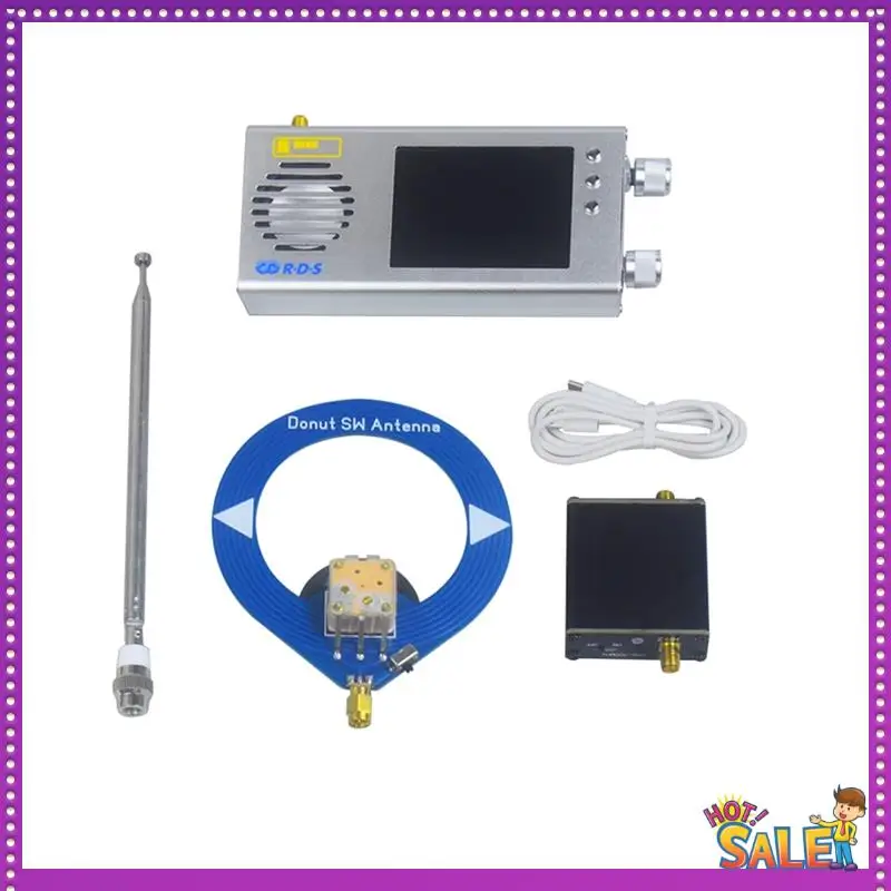 AA87 TEF6686 Радиоприемник Вседиапазонный FM/MW/коротковолновый/LW Радио Портативное радио с антенной-пончиком Усилитель A