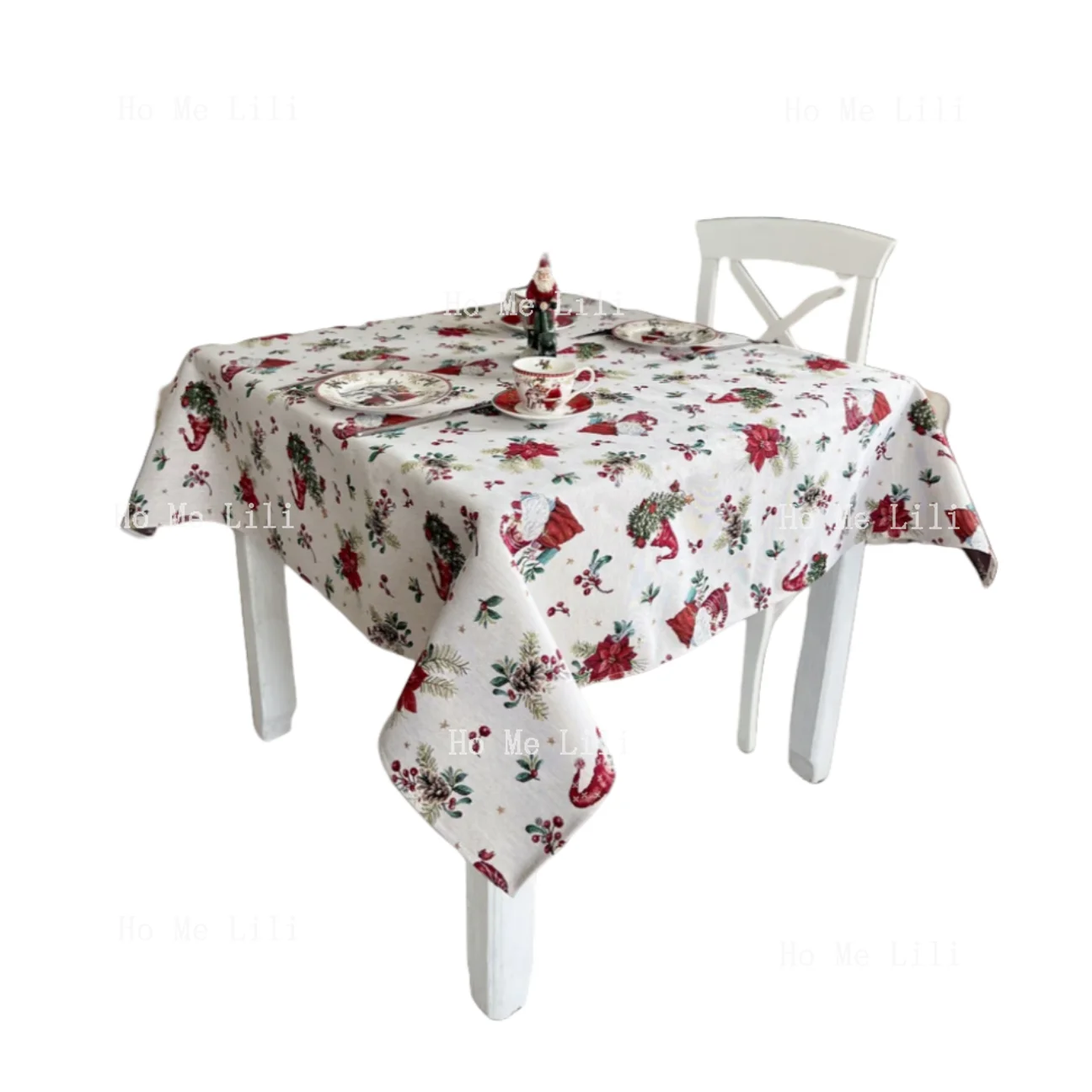 

Christmas New Year Family Gift Rectangular Table Decorations