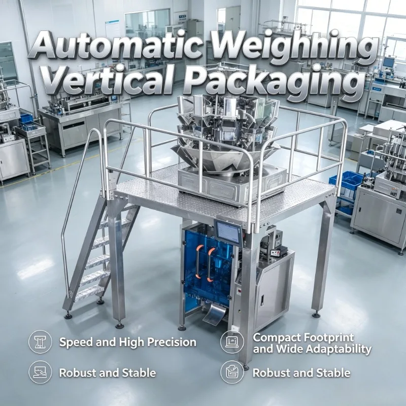Commercial Multihead Weigher Packing Machine Durable Industrial Vertical Filler & Sealer Automated System for Nuts Granular