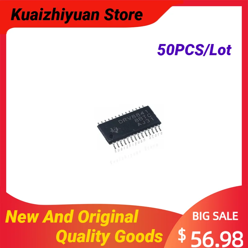 

50PCS/Lot New And Original DRV8841PWPR HTSSOP28 DRV8841PWP DUAL H-BRIDGE DRIVER Quality Goods