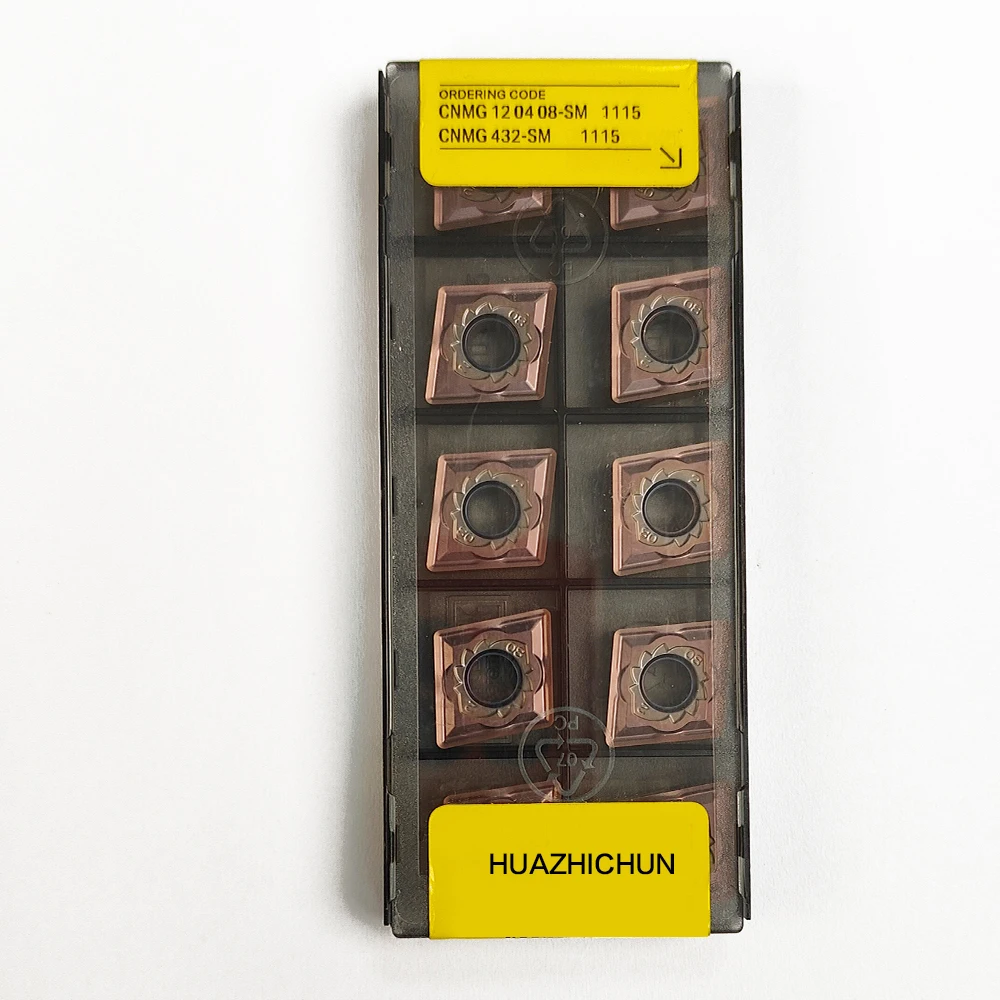 

HUAZHICHUN CNMG 120408-SM 1115 CNC Carbide Inserts for Turning Cutting Tools