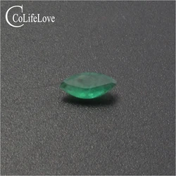 0.25ct Natural Emerald Loose Gemstone 3.5mm * 7mm Marquise Cut I Grade Emerald Loose Stone