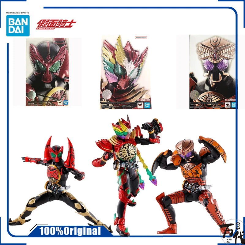 

Оригинальные игрушки Bandai S.H.F KAMEN RIDER серии OOO для мальчиков и девочек, подарок, коллекционные модели, украшения