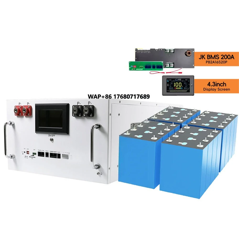 

EU Poland Stock 51.2V 314AH 16kwh LifePO4 Battery DIY Box Kit Rack Mounted Case JK BMS 200A Grade A EV MB31 Cells Solar System
